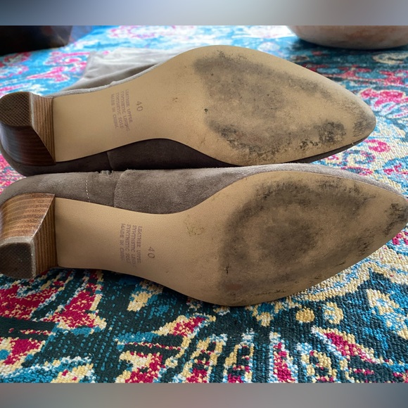 Rare find 🖤 SILENT D Tenny Tall Boots. Suede Taupe. Size 40 - Picture 13 of 13